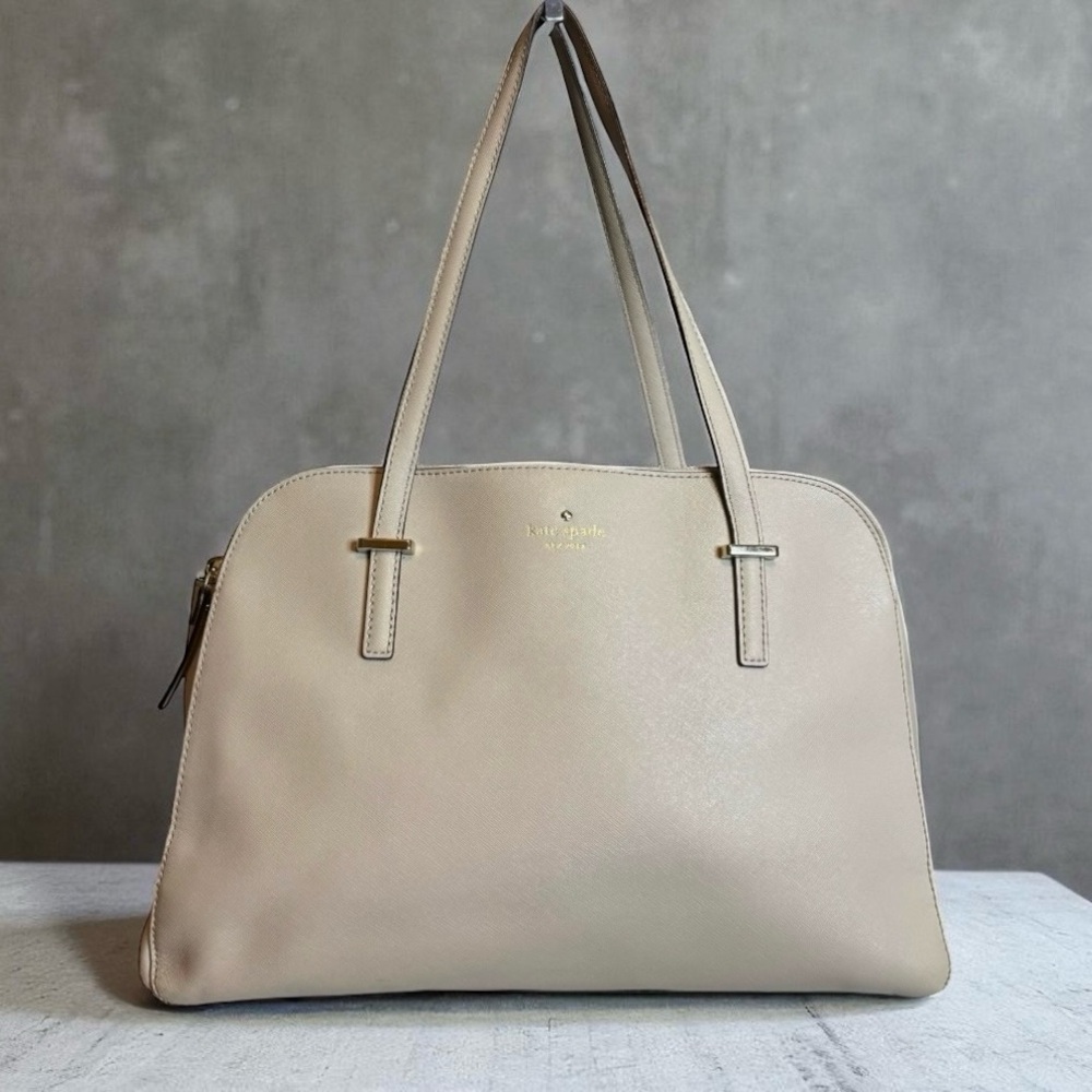 Kate Spade Elissa Cedar Street Saffiano Handbag In Clocktower Leather Satchel